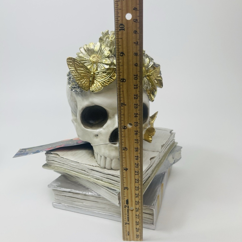 Christian Lacroix Skull Skeleton Head On Old Books Halloween Spooky 2025 Collect - Picture 8 of 16